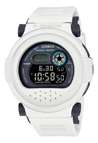 Reloj Hombre Casio G-b001sf-7dr G-shock Color de la correa Blanco Color del bisel Blanco Color del fondo Blanco