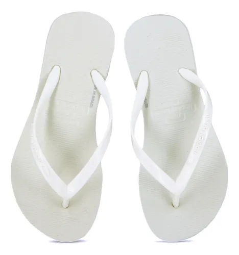 comprar Tropical Brasil Ojota Slim Basic De Mujer - Blanco