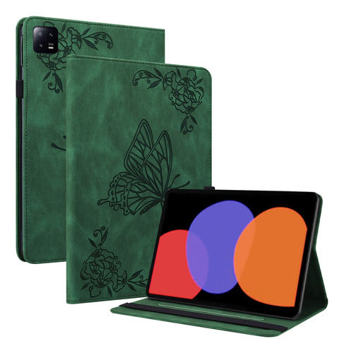 Funda Verde Con Forma De Flor Para Xiaomi Pad 6/pad 6 Pro
