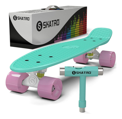 Monopatín Mini Cruiser. Tablero De Plástico De Estilo...