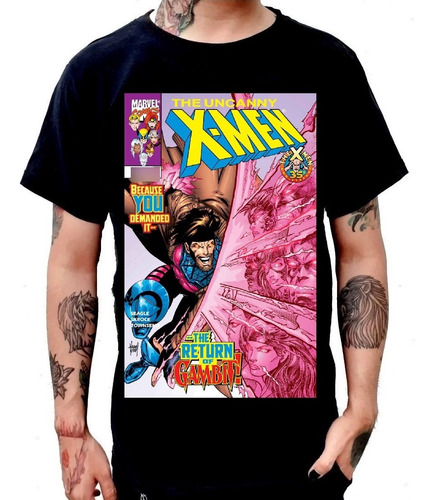 Playera X Men Gambito Marvel Super Heroes Aesthetic