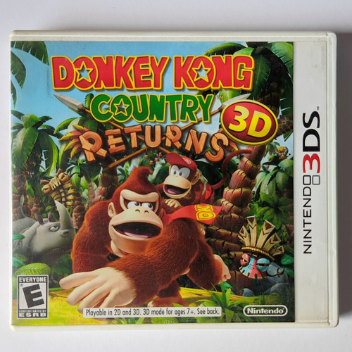 Donkey Kong Country Returns Original Nintendo 3ds Leia!