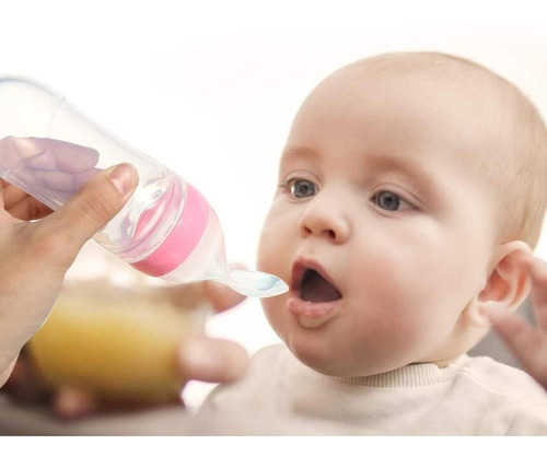 Cuchara Tetero Para Bebés Biberón Para Leche, Sopa, Compota