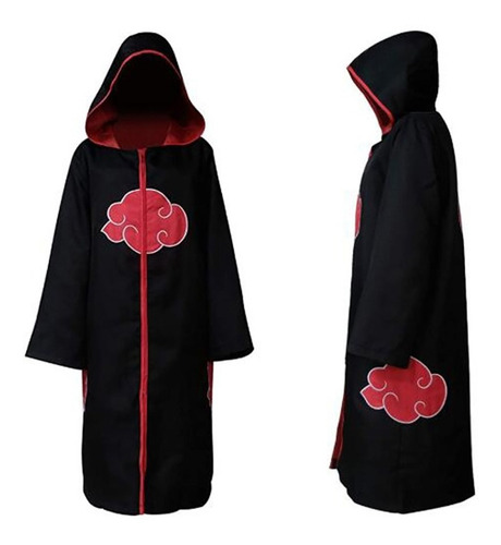 Capa De Akatsuki Con Capucha Naruto Anime De Colección