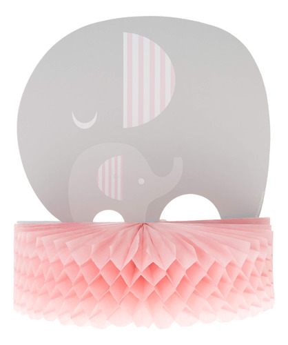 Baby Shower Chica Mani Pequeno Elefante 3d En Forma De Pana