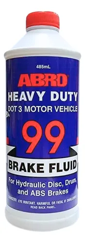Liquido De Frenos Heavy Duty Dot 3 Marca Abro- 485 Ml