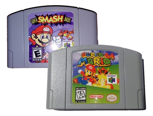 Super Smash Bros 64 + Super Mario 64 N64 R-pr0