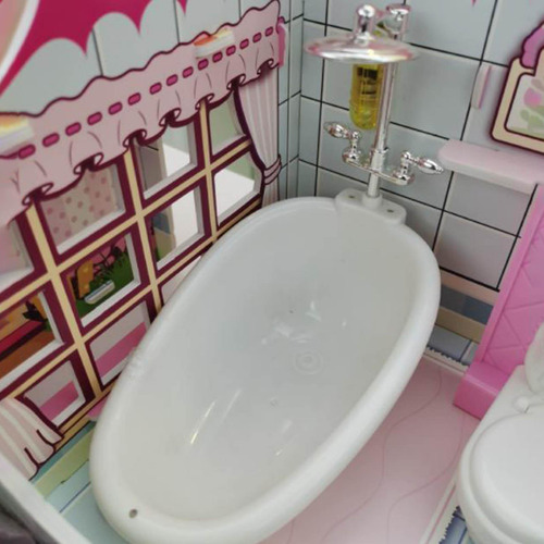 Accesorio De Ducha De Baño Para Casa De Muñecas A Escala