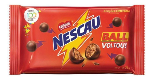 Cereal Matinal Nescau Ball Ao Leite Nestlé 75 Grs