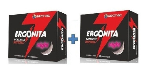 Ergonita Night X4 Virilidad Potencia Afrodisiaco Natural