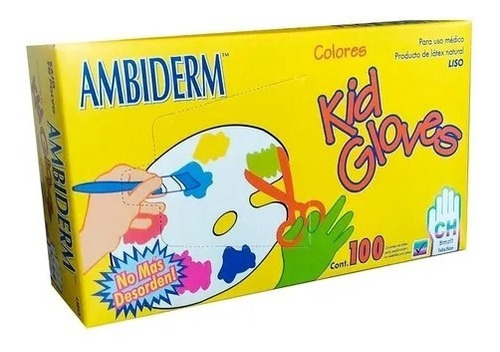 Guante Kid Gloves Ambiderm Ch C/100 Pz