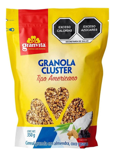 Granola Granvita Tipo Americano en bolsa 350 g