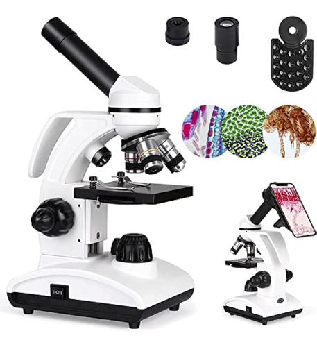 Microscopios 40x-1000x Para Estudiantes, Niños Y Adultos, Mi