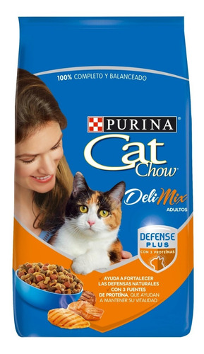 Cat Chow Adulto Purina Delimix  15kg Alimento Premium Gatos