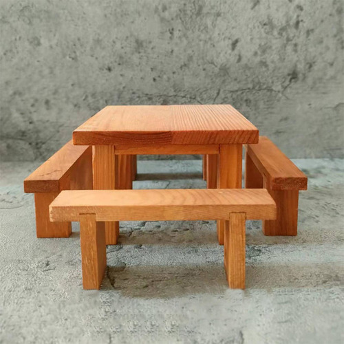 1/12 Cadeiras De Mesa Conjunto Decoração Banquinho Para