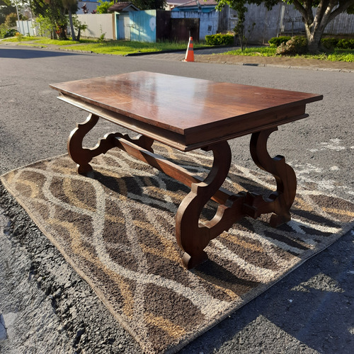 Mesa De Centro Em Madeira Nobre Antiga Entrega Só Curitiba