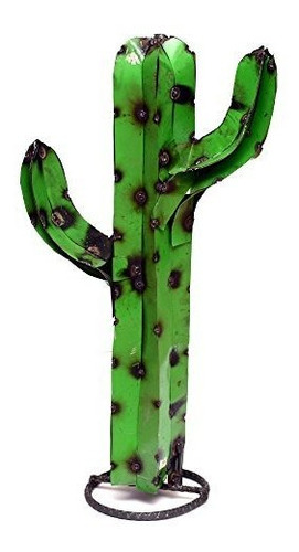 Rústico Flecha 10883 Saguaro Cactus Arte Del Jardín Multicol
