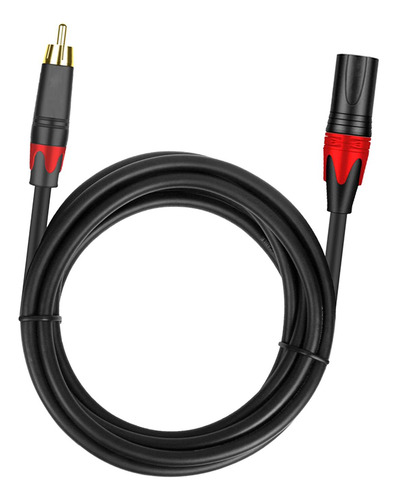 Cable De Micrófono Xlr Rca Más Claro Hembra A Macho 1m