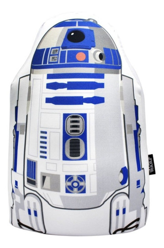 Almofada Star Wars Colecionador Formato R2d2 30x10 Cm Cor Azul Desenho do tecido R2D2 Star Wars