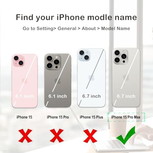 Carcasa Para iPhone 15 Pro Max, 6.7 In