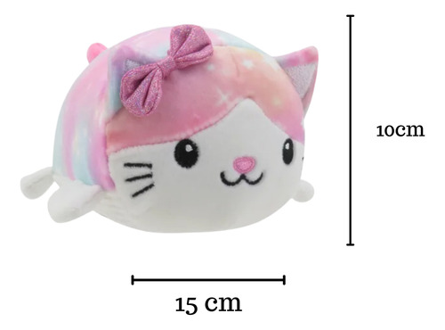 Mini Peluche Animales Kawaii 15cm Smoochy Pals Suaves Regalo Gatito