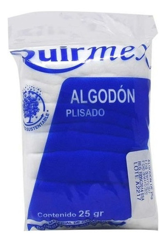 Algodón Plisado No Esterilizado 25g