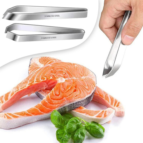 2 Pinzas Para Espinas De Pescado, Herramienta Removedora,