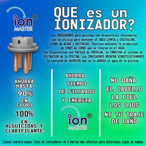 Ionizador Manual P/bomba Pearl Pool Li 075 Y Espa Silem 075