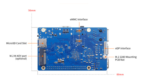 Kit Orange Pi 3b 2gb + Fonte Usb-c De 5v/4a