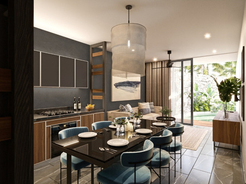 Departamento En Venta En Tulum, Quintana Roo, Paramar Black, A Tan Solo 5 Minutos De La Playa