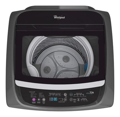Imagen 3 de 4 de Lavarropas Automático Whirlpool Wwi16cs Silver 10kg !