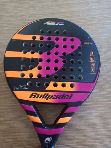 Paleta De Padel Bullpadel Kata Light Importada España Carbon (Usado)