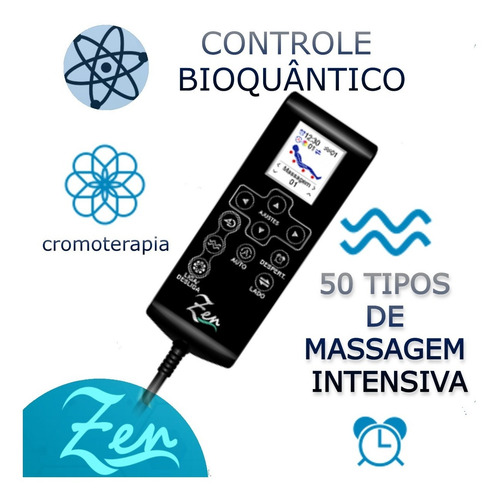 Manta 50 Tipos De Massagem Eletrônica Casal 1.38x1.88x7cm