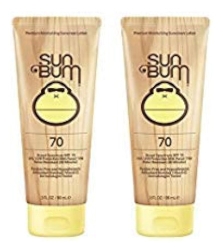 Sun Bum Loción Protector Solar Hidratante, 3 Onzas, Spf 70 (