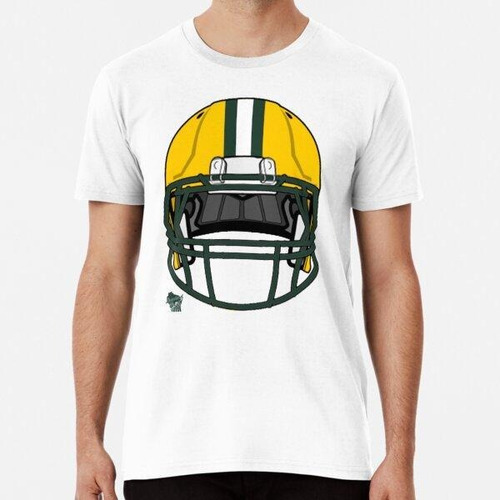 Remera Green Bay Helmet Front Algodon Premium 