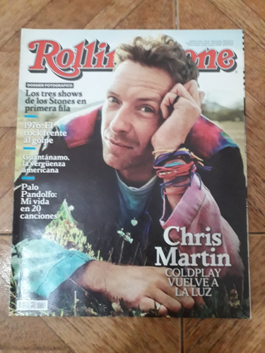 Revista Rolling Stone Nro 216 Marzo 2016 Chris Martín 