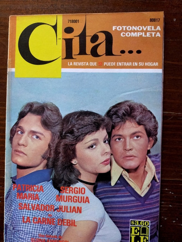 Patricia María, Salvador Julián, Sergio Murg Fotonovela Cita