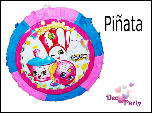 Piñata Infantiles Shopkins 