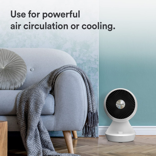 Ventilador De Sobremesa Everdure, 23 Cm, Oscilante, 3 Veloci