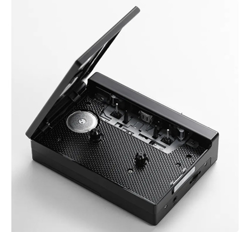 Leitor De Cassetes Estéreo Retrô Preto Walkman Cassette Tape