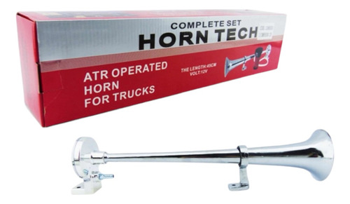 Bocina Para Camion Con Compresor, 1 Corneta. 45cm. 12v.