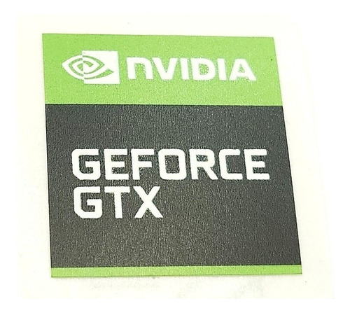 Sticker Video Nvidia Geforce Gtx Graphics Original
