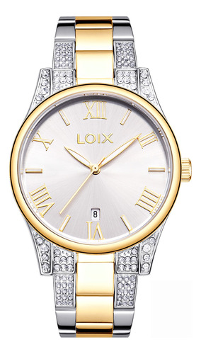 Reloj  Loix L1260 Para Mujer Detalles En Piedra