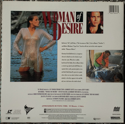 Woman Of Desire Laserdisc Laser Disc Bo Derek Jeff Fahey (Usado)