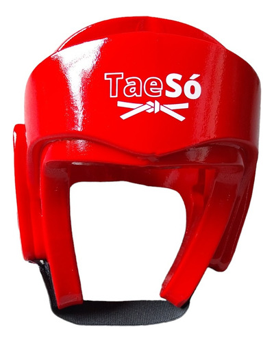 Cabezal Taekwondo Wt Taesó Kyorugi Grosor Extra Talla S Rojo