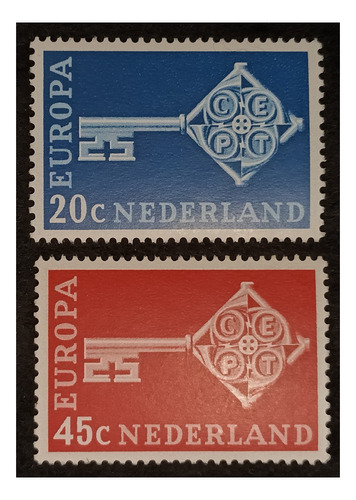 Holanda Tema Europa 1968 Nv. Mint. Yv. 871/72