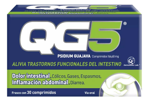 Qg5 Suplemento Origen 100% Natural Psidium Guajava, 30 Comp.