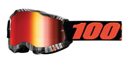 Goggles Motocross Enduro 100% Accuri 2 Geospace Miror Rojo