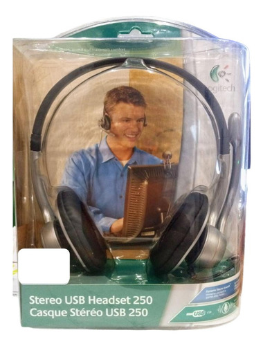 Diadema Usb Logitech Stereo Headset 250