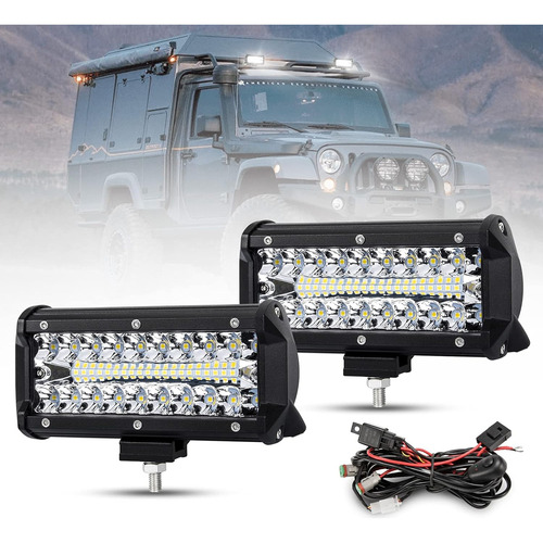 Cápsulas De Luz Led De 7 Pulgadas Con Kit De Arnés D 7261048